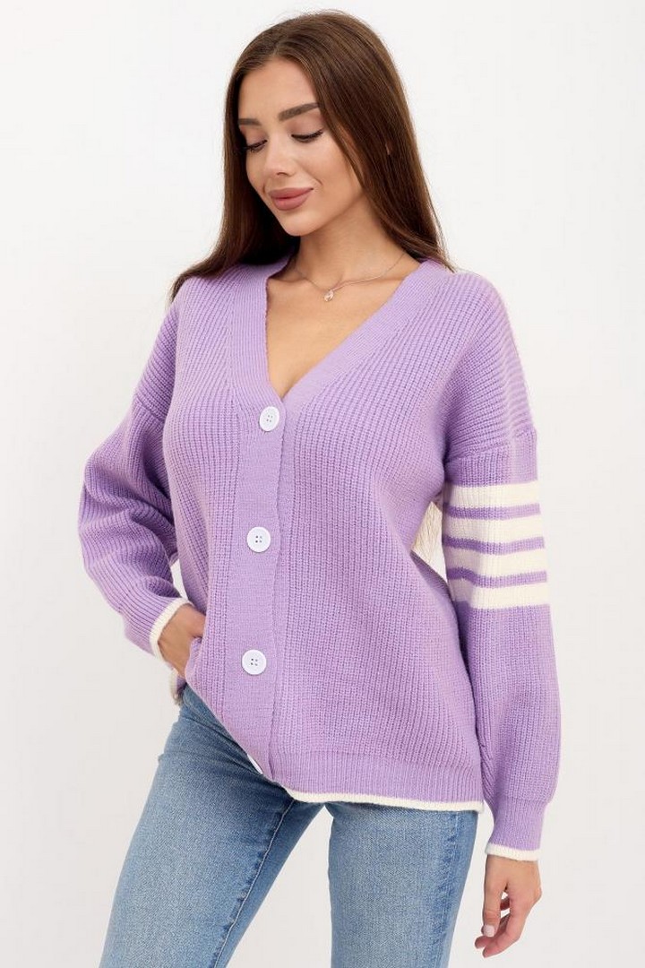 Фото товара 23477, фиолетовый жакет оверсайз